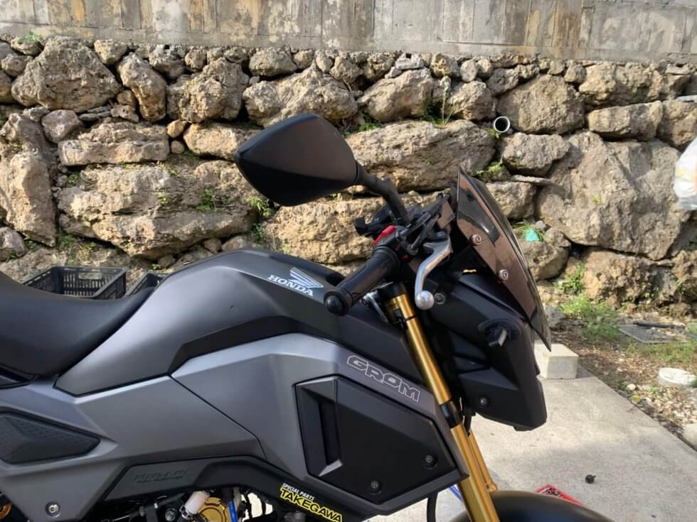 【T-TECH】レース用ハンドル（ハンドル位置）